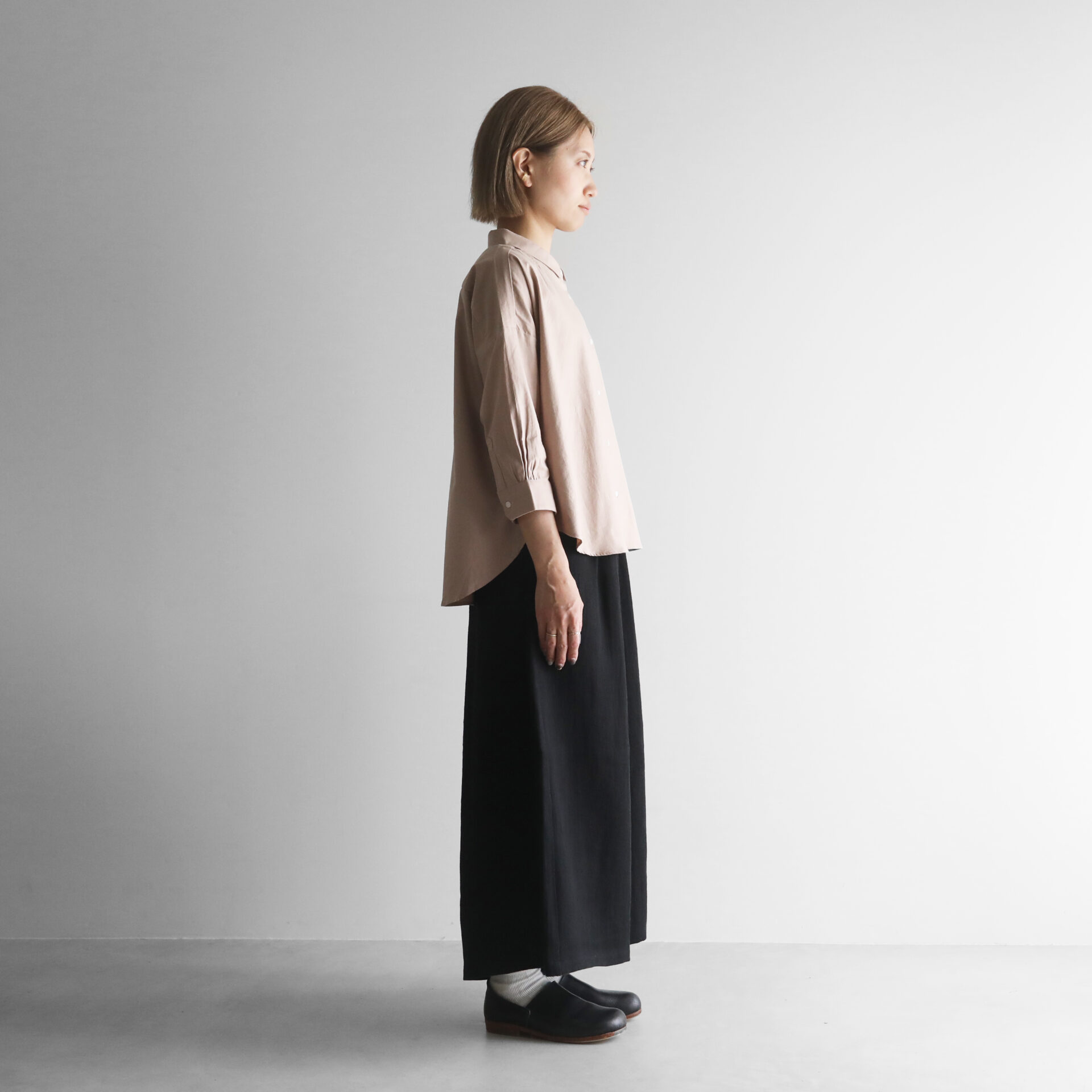 シャトルリネンジャガードスカートパンツ 505をリリースしました