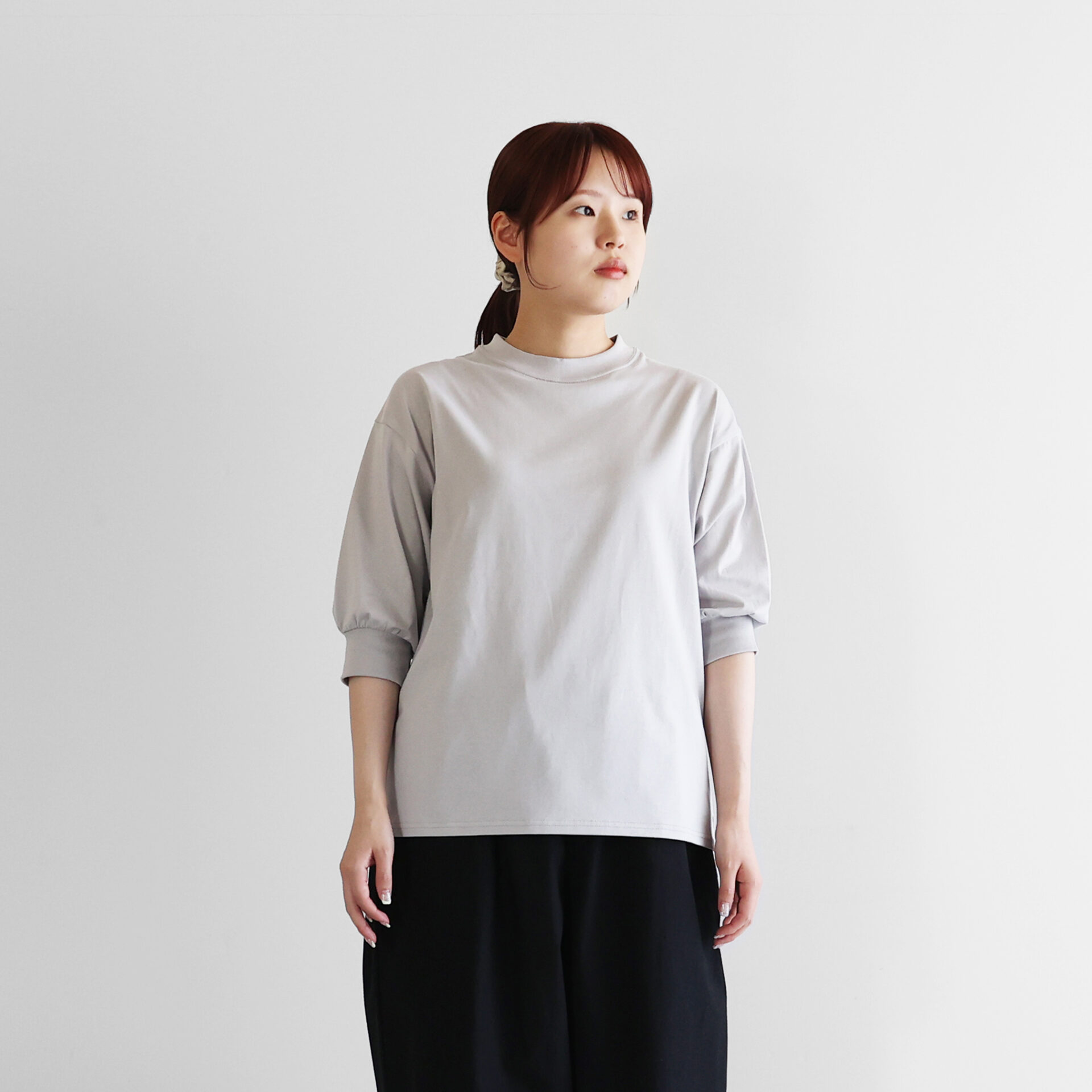 HUIS in house］SUVIN COTTON7分袖リブカットソー CS106をリリースしま