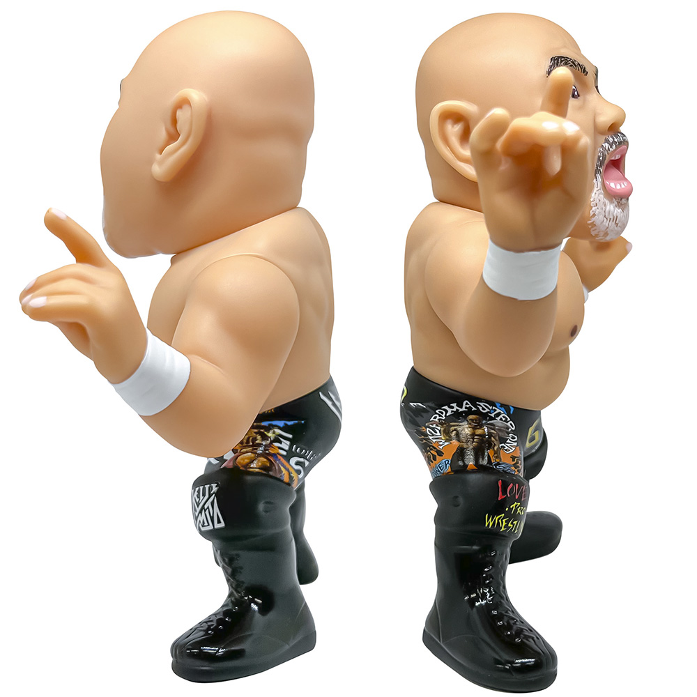 16d ショップ HAO】武藤敬司 3冠ベルト、kaiji箱、訂正版箱付きソフビ