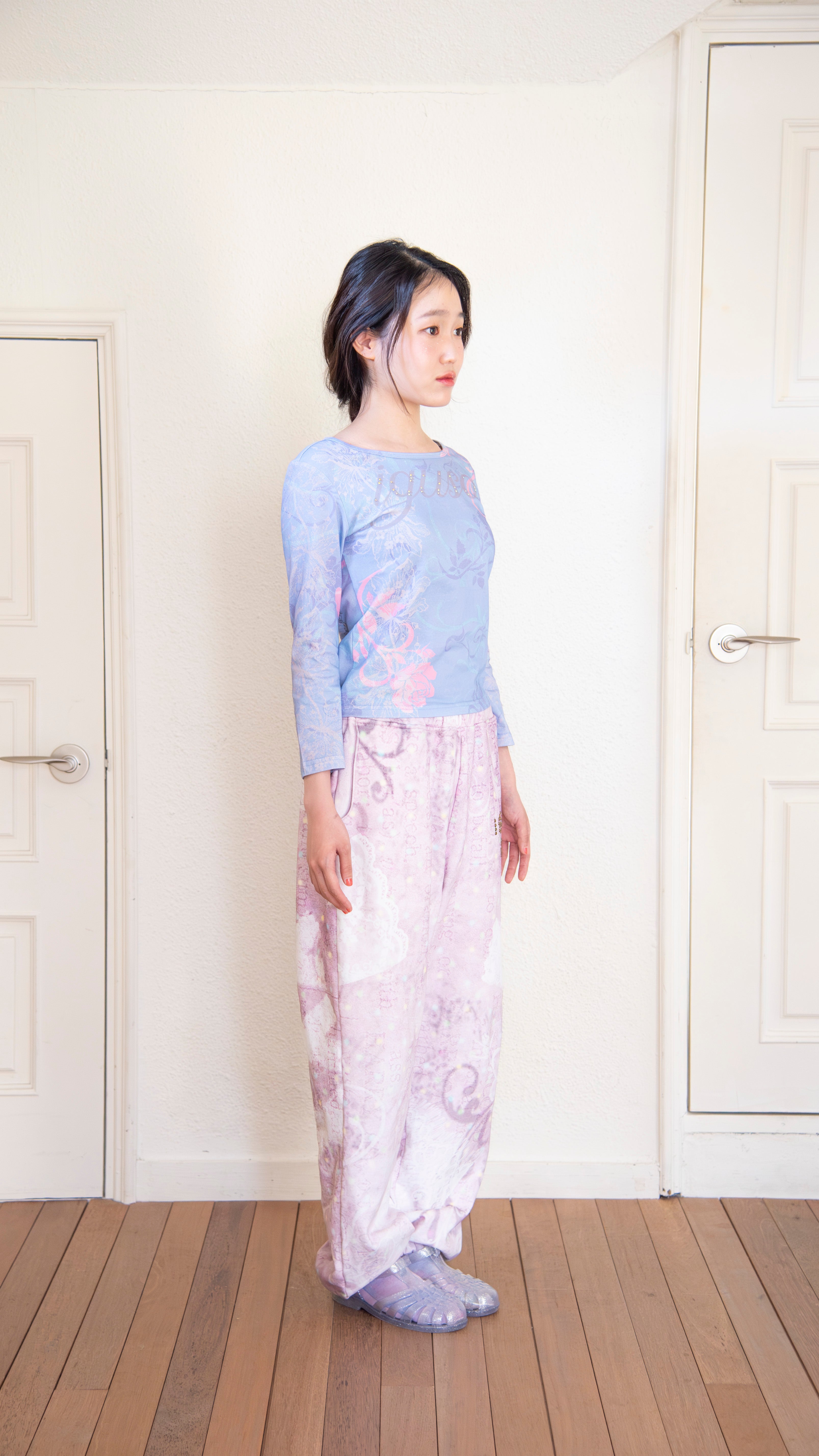 193 Lo-fi girl cotton sweatpants – Igusa