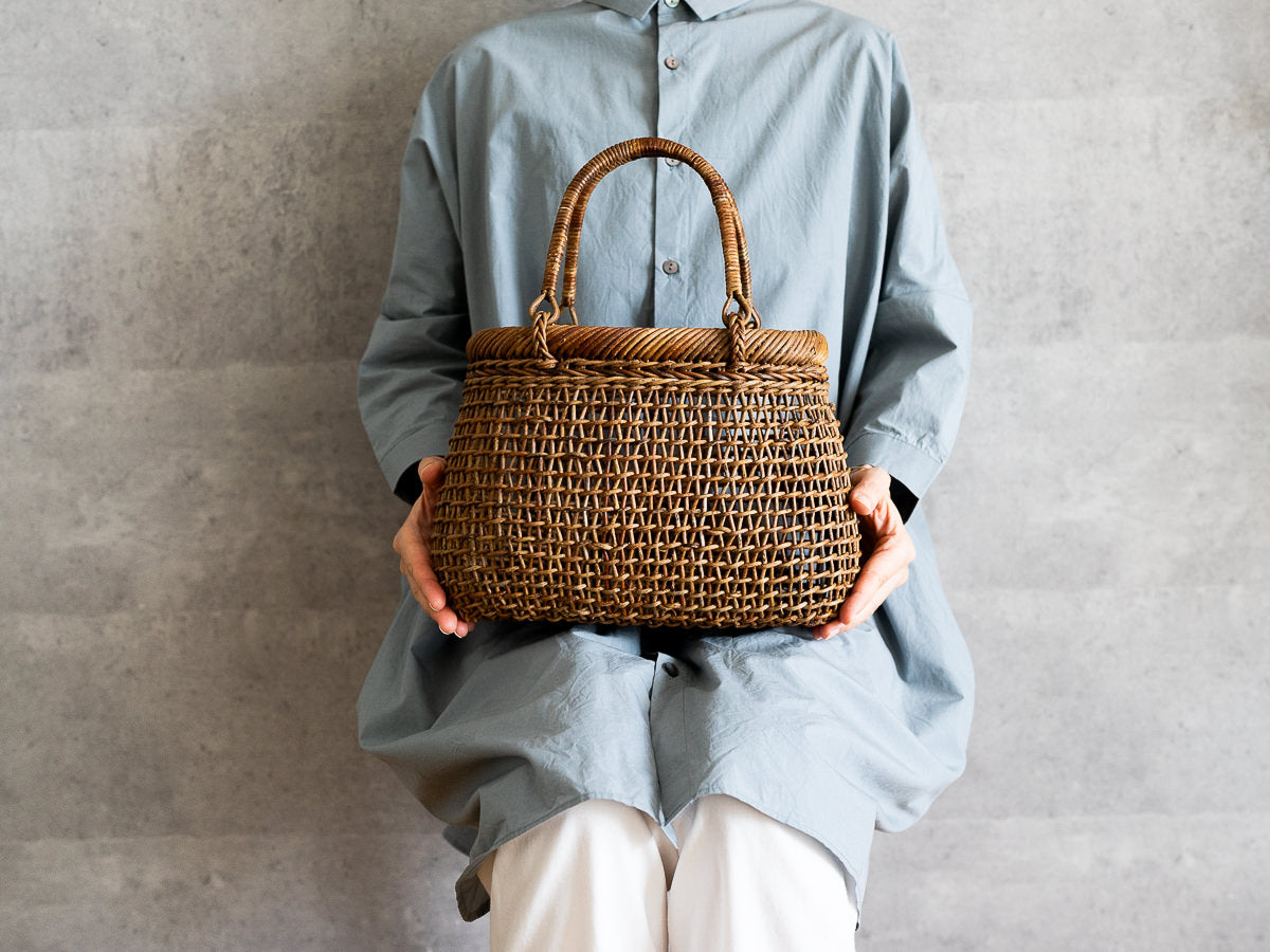 特製あけび蔓のすかし編み手提げ｜市川籠店 – 市川籠店 | 1basketry