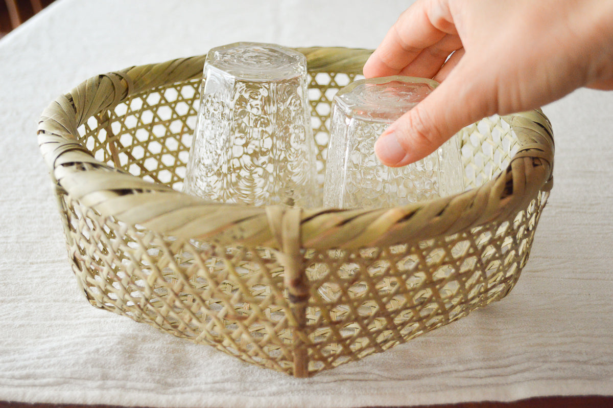 台所で使う 篠竹の目かご 小豆洗い – 市川籠店 | 1basketry