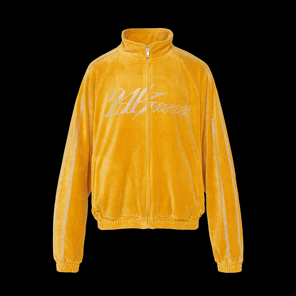RHINESTONE VELOUR JERSEY SET-UP | OUTER | 24karats OFFICIAL ONLINE
