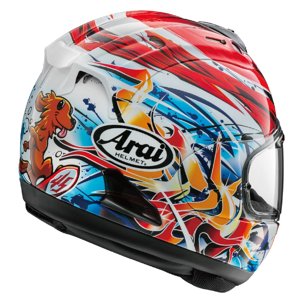 新グラフィック【ARAI RX-7X NAGASHIMA】を2025年3月中旬に発売予定