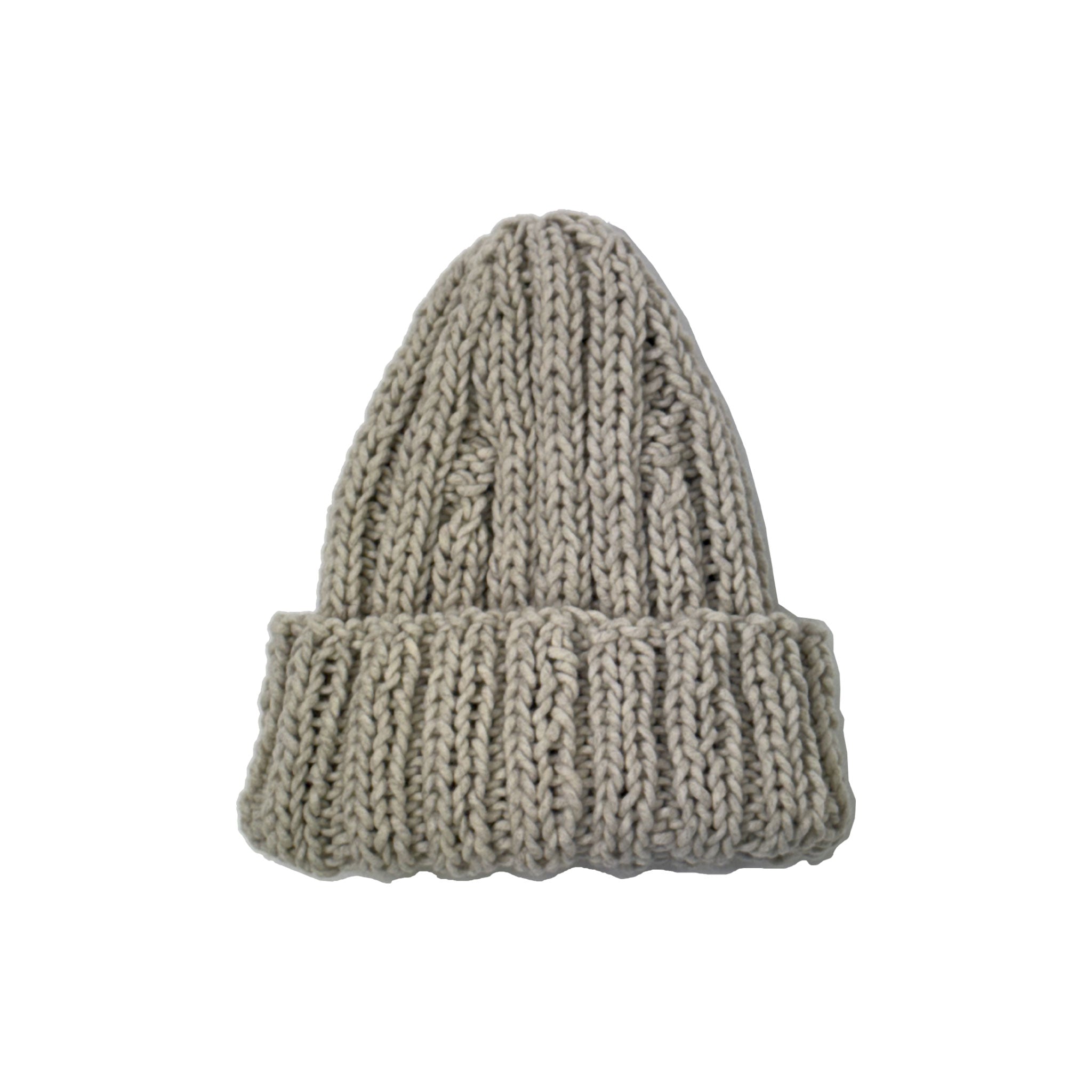 AURALEE/WOOL CASHMERE FELTED HAND KNIT CAP – THREE DOTS TURQUOISE