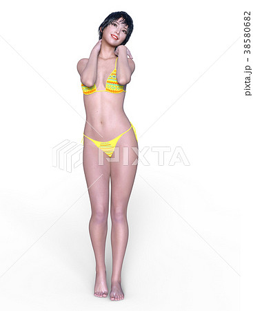 ビキニの女性のイラスト素材 [38580682] - PIXTA