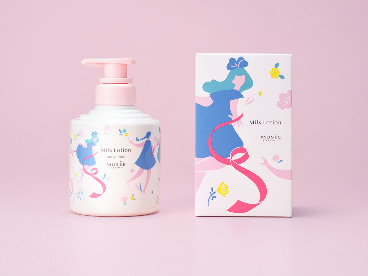 【新品・未使用】ミュゼ　ミルクローション　モイストプラス　3本セット ミルクローション モイストプラス<br>2021年春限定ボトル パッケージ