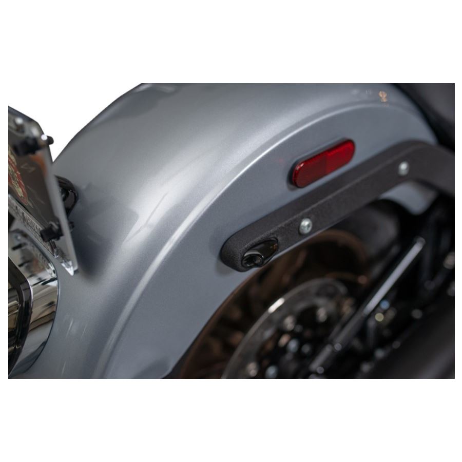 Kodlin - Black 3-in-1 Mini Fender Strut Turn Signals - M8 Harley