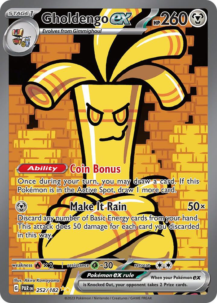 Gholdengo ex - 252/182 - SV04: Paradox Rift - Pokemon - TCGplayer.com