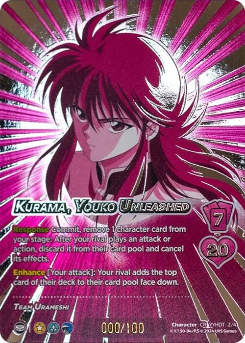 ゆう Kurama, Youko Unleashed (Serial Numbered) - Yu Yu Hakusho: Dark