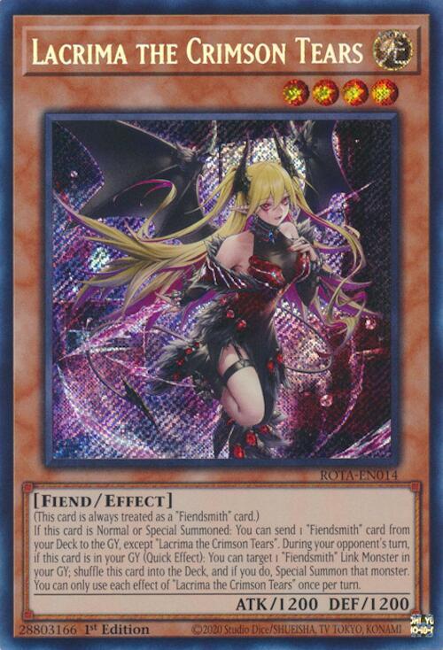 Lacrima the Crimson Tears - Rage of the Abyss - YuGiOh - TCGplayer.com