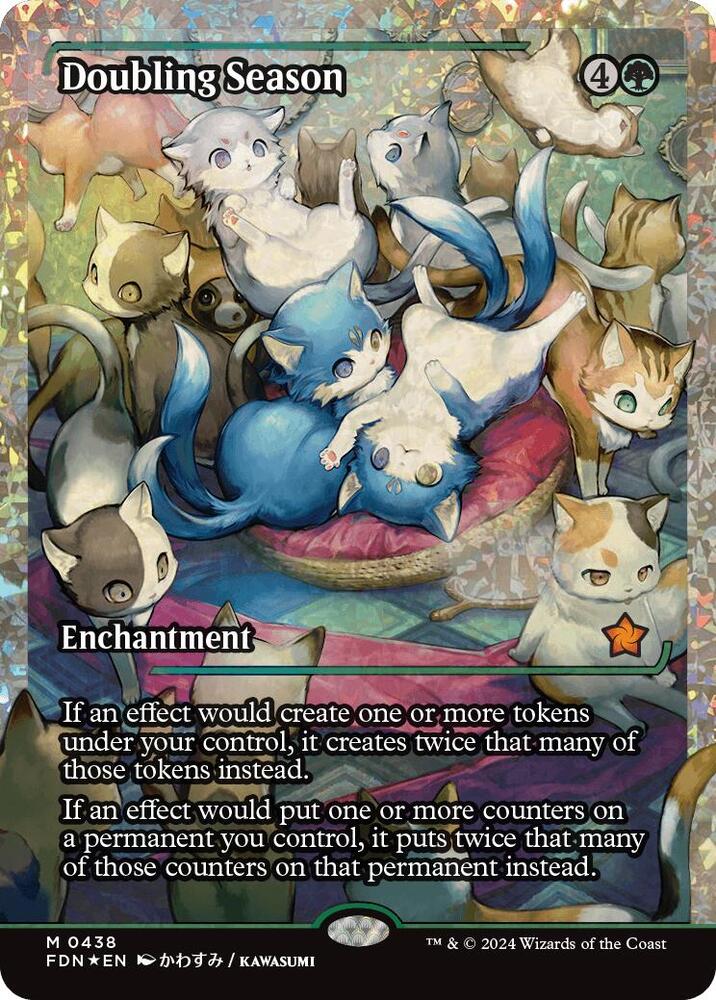 Doubling Season (Showcase) (Fracture Foil) - Foundations - Magic