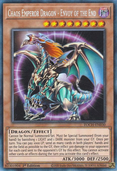 Chaos Emperor Dragon - Envoy of the End (CR) - Toon Chaos - YuGiOh