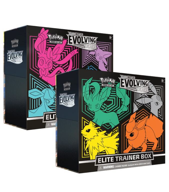 Evolving Skies Elite Trainer Box [Set of 2] - SWSH07: Evolving