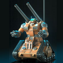 R/C TECHROID RX-75 ガンタンクデザートカラー│株式会社BANDAI