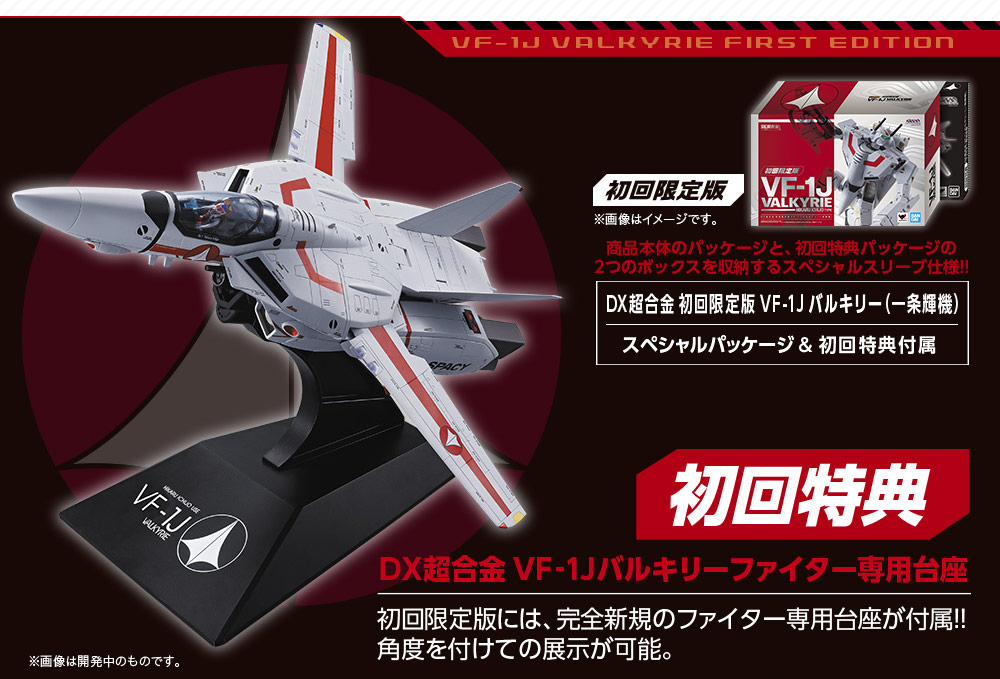 DX超合金 初回限定版 VF-1J バルキリー（一条輝機） スペシャルページ