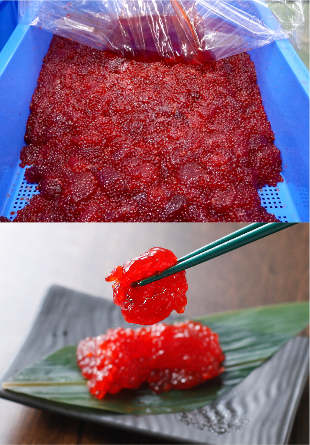 訳あり＞紅鮭筋子【醤油】｜留萌｜海鮮 水産｜食べレア北海道 通販 お