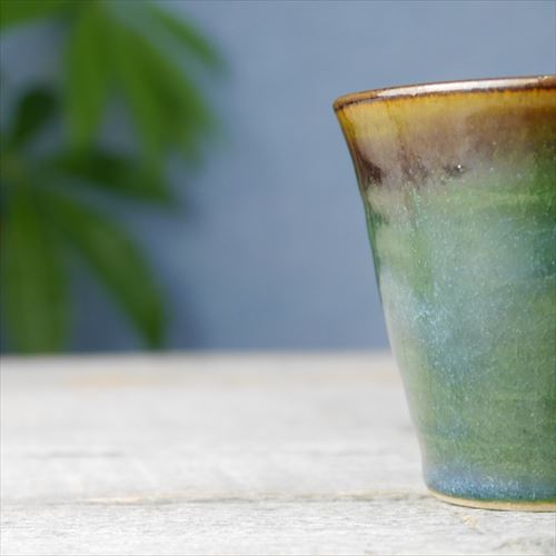 益子焼き フリーカップ 湯飲み 作家もの5個組 益子焼き フリーカップ