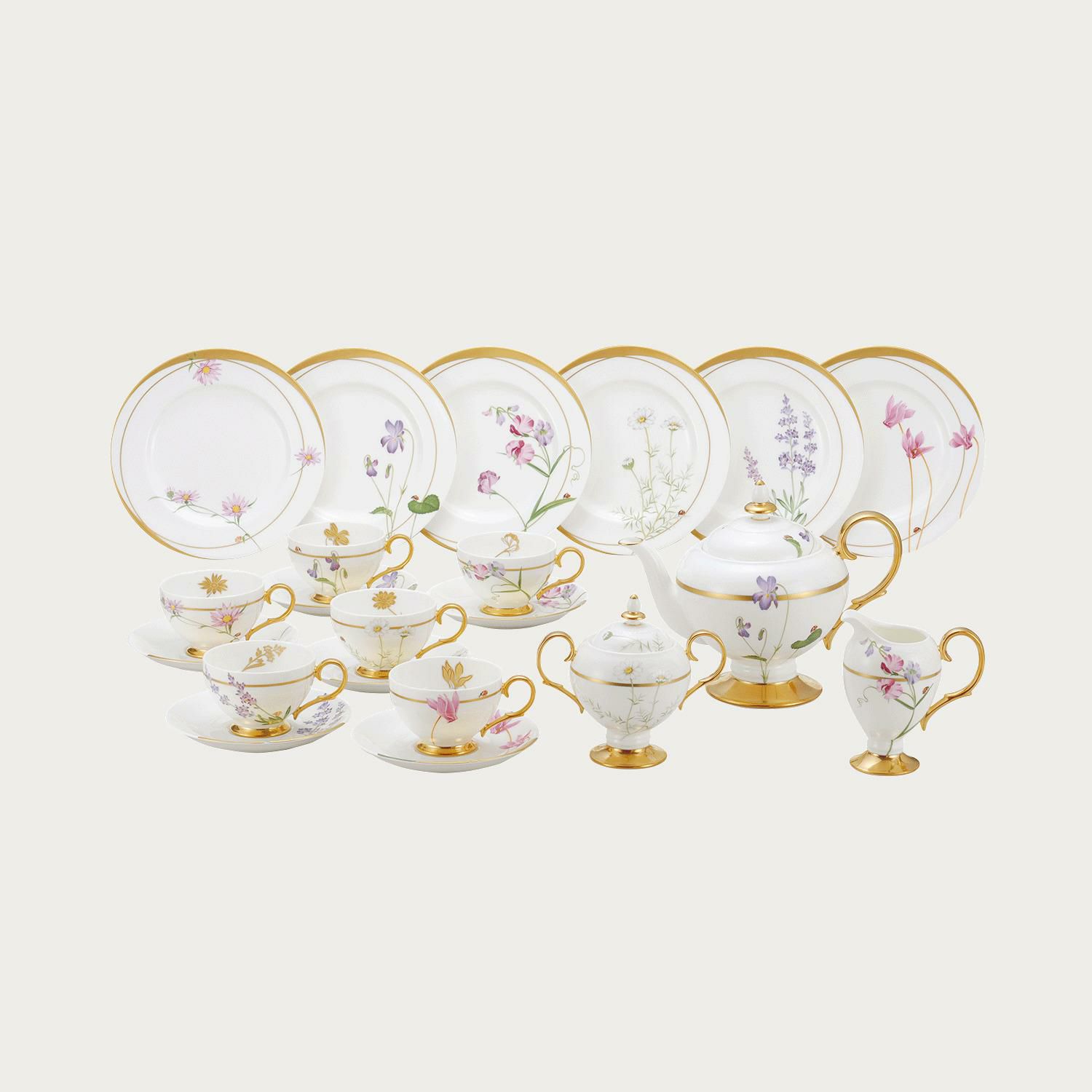 和花コレクション ケーキプレートアソートセット | ノリタケ食器公式