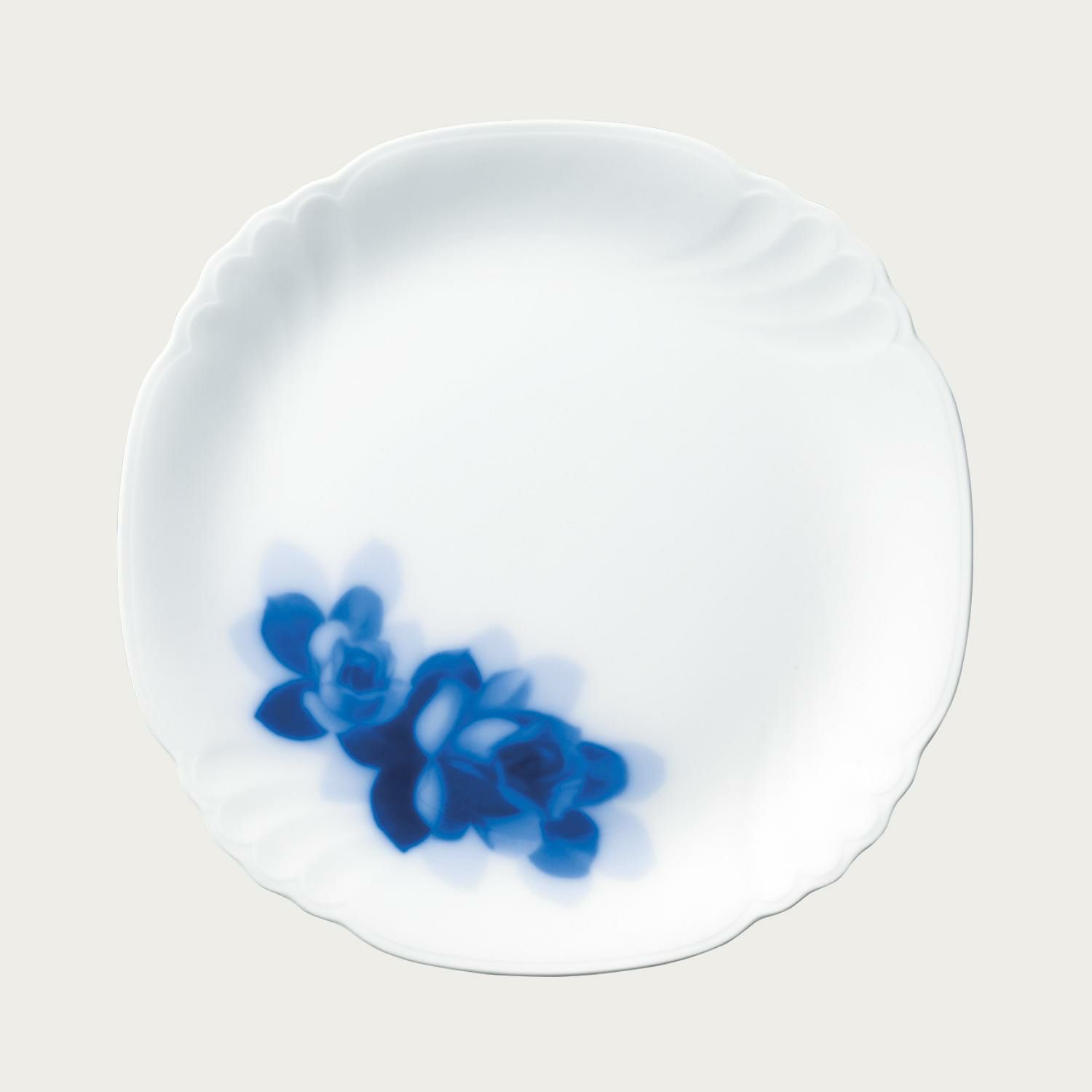 大倉陶園］ブルーローズ(8211) 23cmミート皿 | ノリタケ食器公式