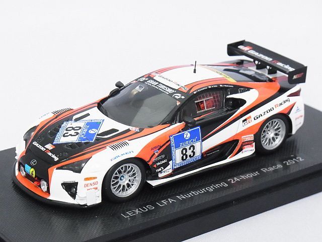 エブロ EBBRO レクサス LFA ニュル24H 2012 テストカー エブロ 1/43
