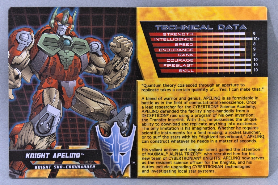 トランスフォーマー BOTCON2014 ナイト エイプリンク(KNIGHT APELINQ