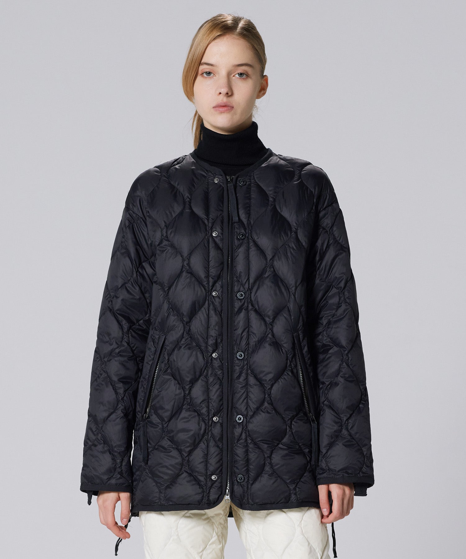 Unisex Military M65 Liner W-Zip Down Jacket (Soft Shell) – TAION US