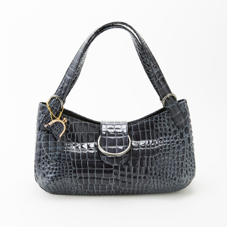 レイクバッグ エナメル ブルーグレー ｜ 鎌倉のバッグ 鎌倉高野