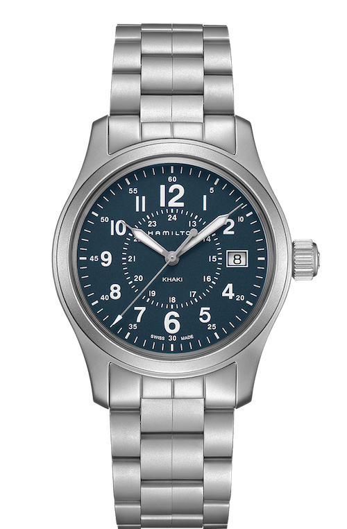 H68201143 ブルーグレーダイアルが魅力です新しくなったカーキ