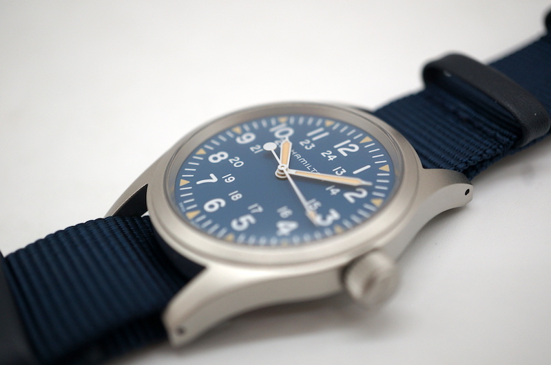 新作のBLUE文字盤 カーキフィールド メカ H69439940 80時間パワー