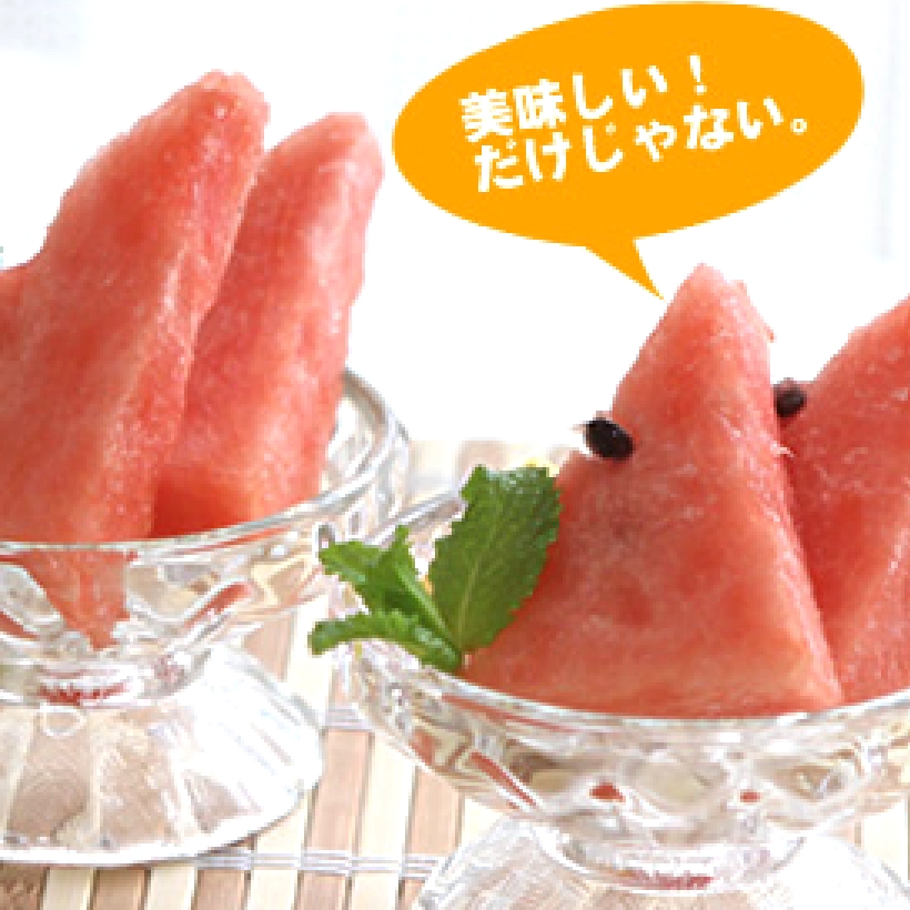 羽根すいか通販 高知県 やさいとくだものL+武田青果〜お客様に衝撃と