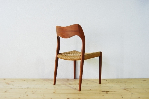 北欧家具 通販 デンマーク製 J.Lモラー NO.71 ダイニングチェア