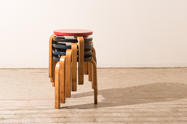 北欧家具 通販 フィンランド製 アルヴァ・アアルト スツール60