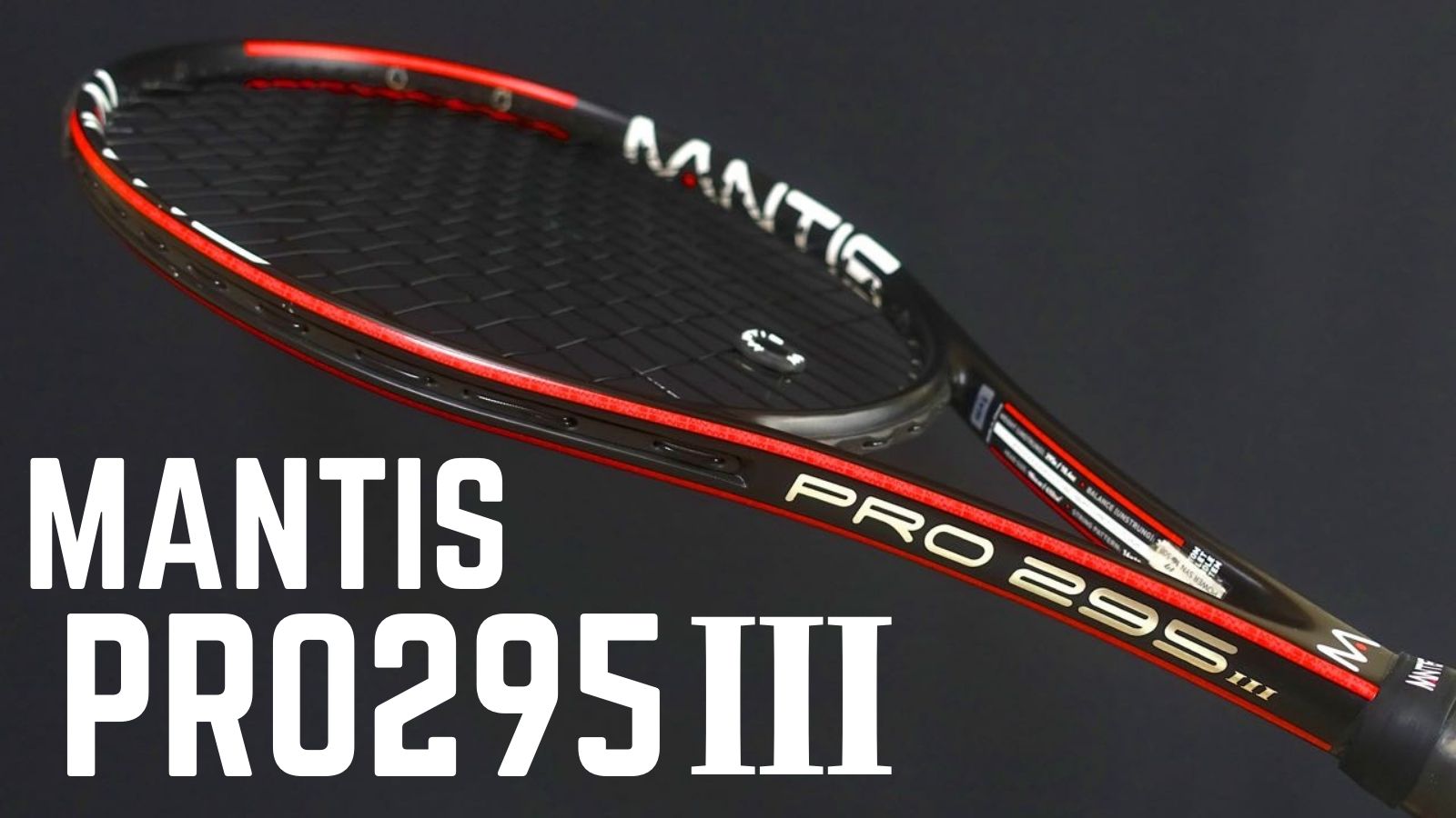 MANTIS] PRO295Ⅲインプレ！玄人/技巧派好みのクラシカルな1本