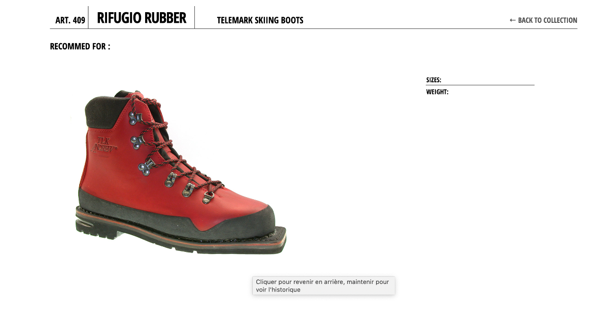 Andrew Rifugio to come! In many sizes - Telemark Talk / Telemark