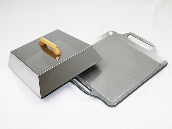 ZEOOR 極厚グリルプレート 蒸し焼き蓋セット