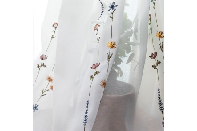 ボニー ボタニカル 刺繍レース オーダーレース｜ カーテンとインテリア