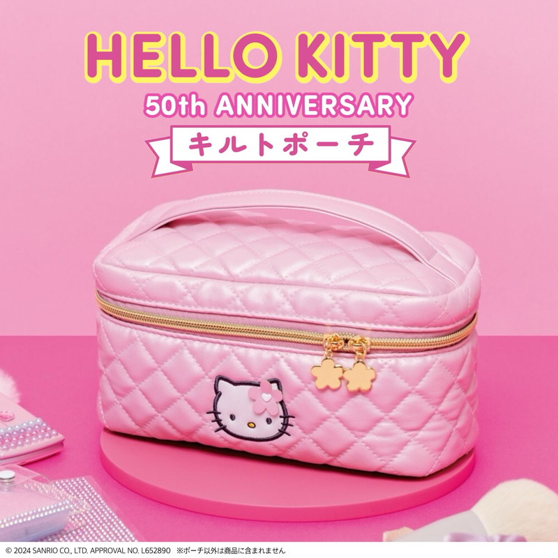 HELLO KITTY 50th ANNIVERSARY キルトポーチBOOK│宝島社の通販 宝島