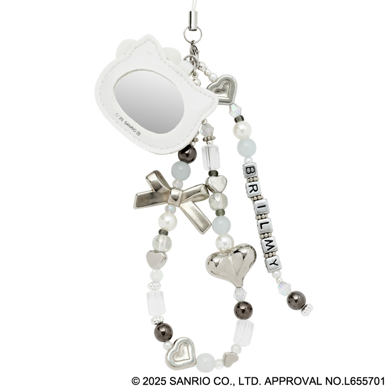 HELLO KITTY × BRILMY いつでもササッとお直しできる ミラー付きビーズ