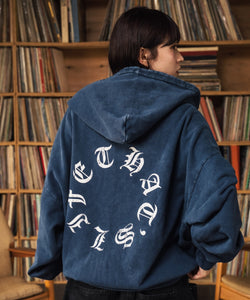 Vintage styles Circle logo zip hoodie – That's life online store