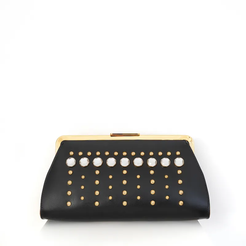 MARNI（マルニ） ビジューレザークラッチバッグ| ブランドドレスの