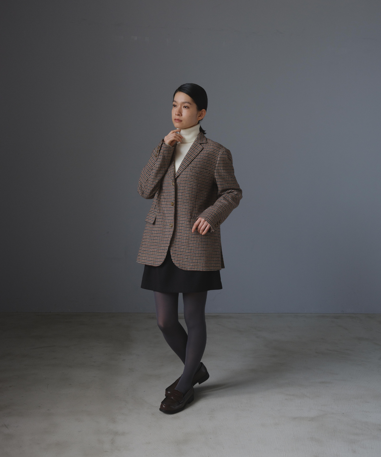 ≪通常販売≫gunclub check tweed jacket（ガンクラブチェックツイード