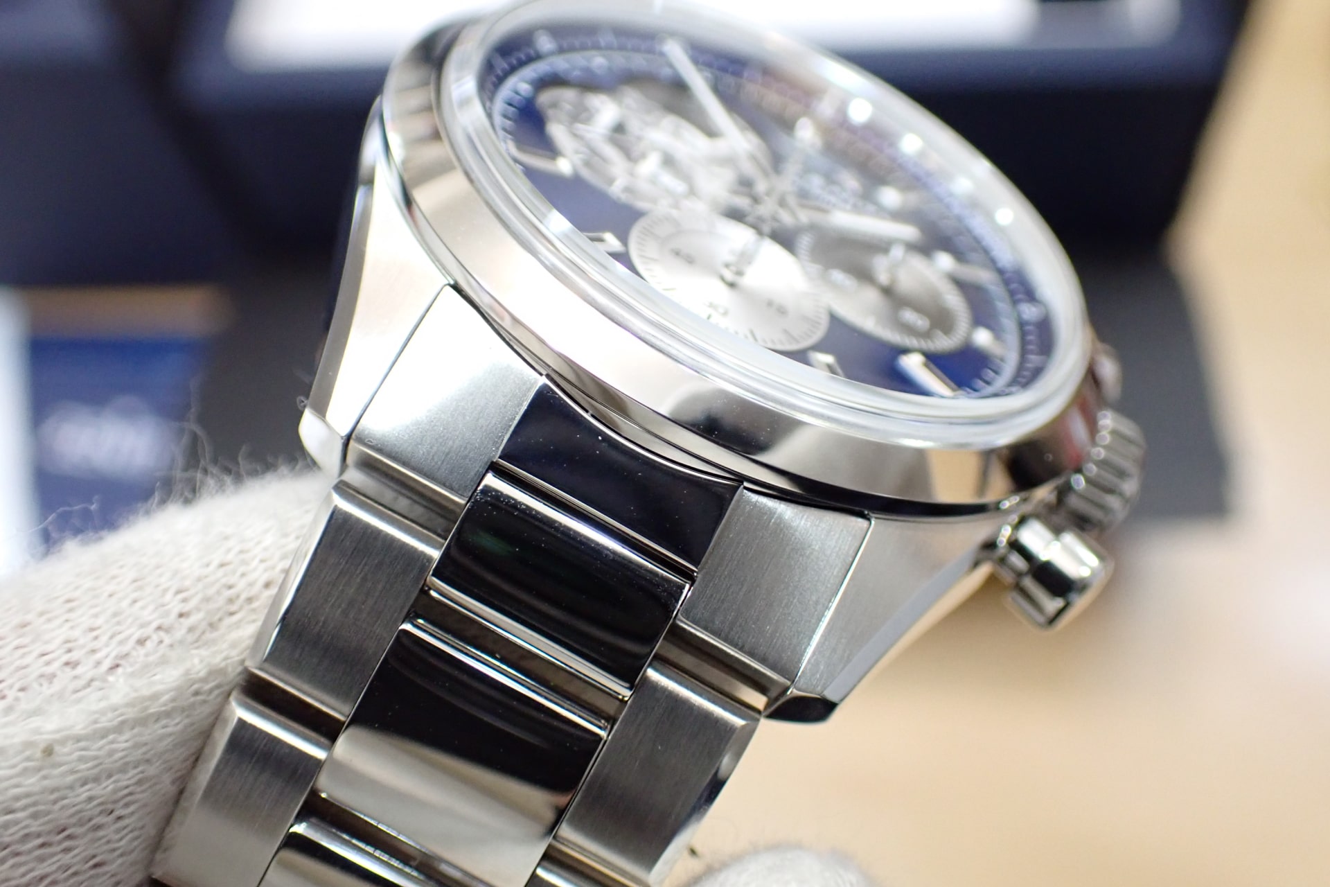 最終値引】中古品A【Zenith】ゼニス クロノマスター オープン