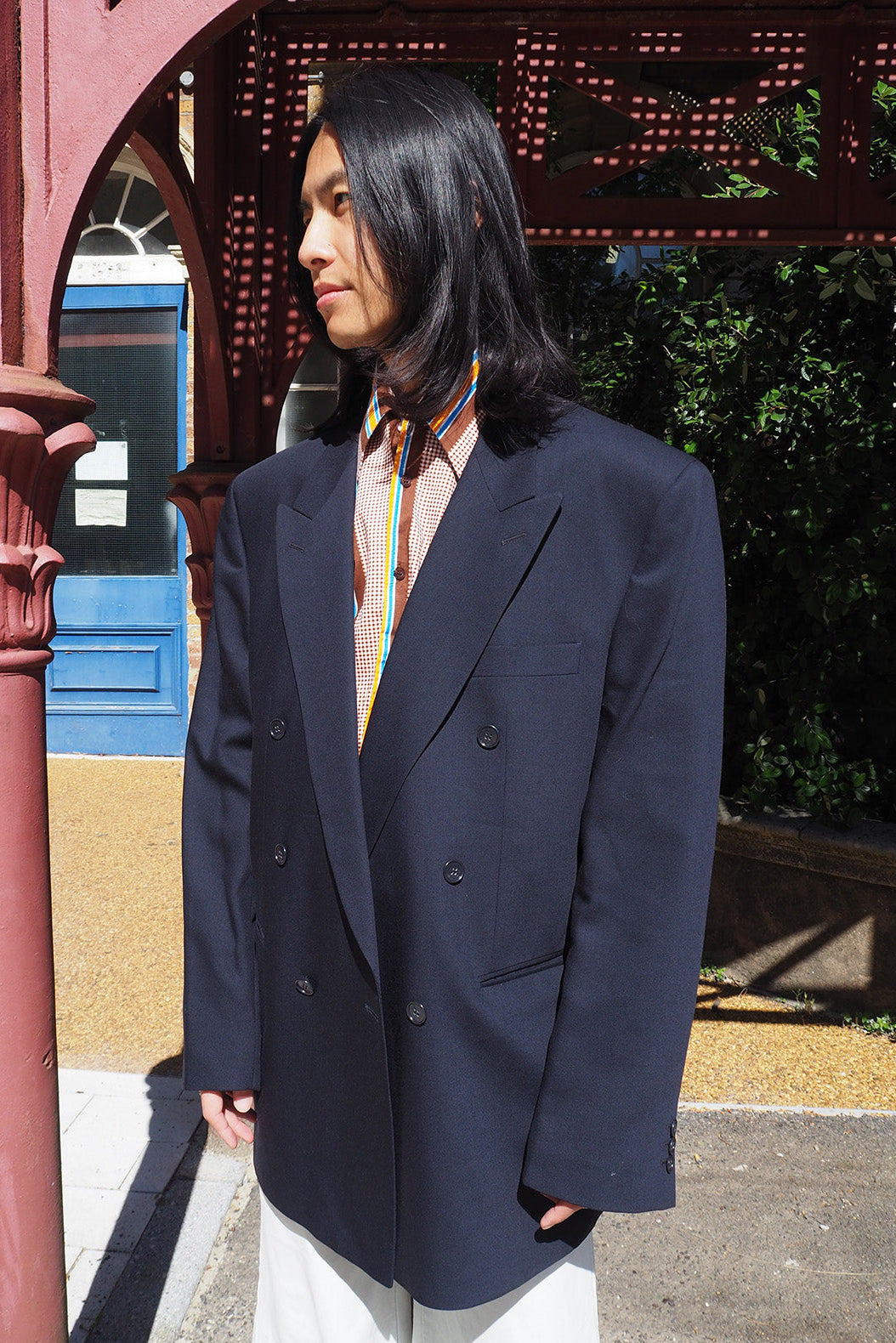 Yves Saint Laurent Oversized Double Breasted Jacket｜イヴサン