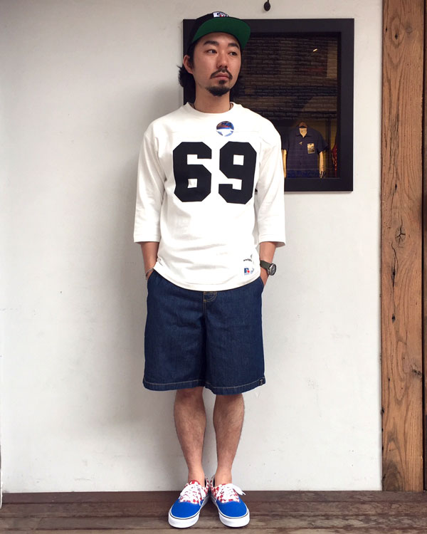 Backdrop DAY FASHION Vol.31 ～ ラッセルxBD フットボールシャツ 渋谷