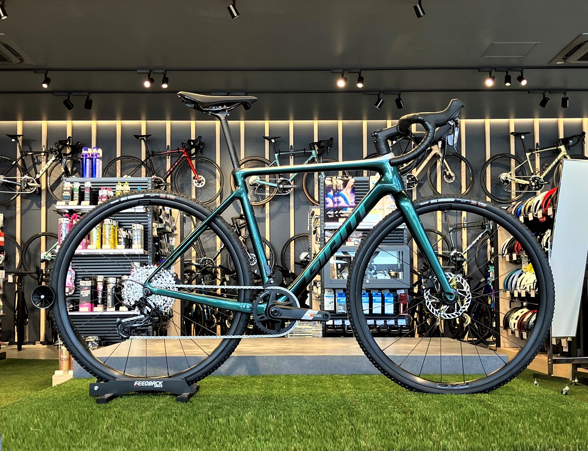 カーボンシクロクロスバイク グリーン 700C カーボンシクロクロス