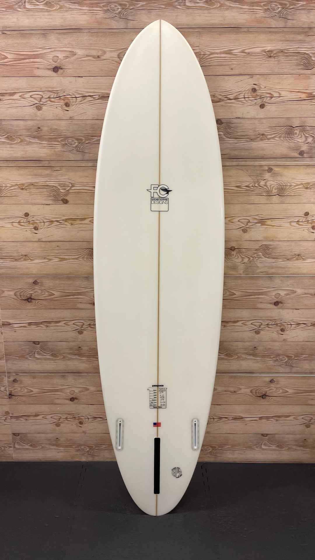 Patagonia FCD シングルフィンショートボード 6'0