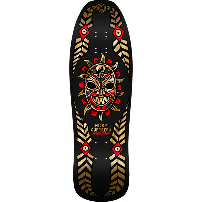 Powell Peralta Nicky Guerrero Mask Gold Foil Skateboard Deck – The