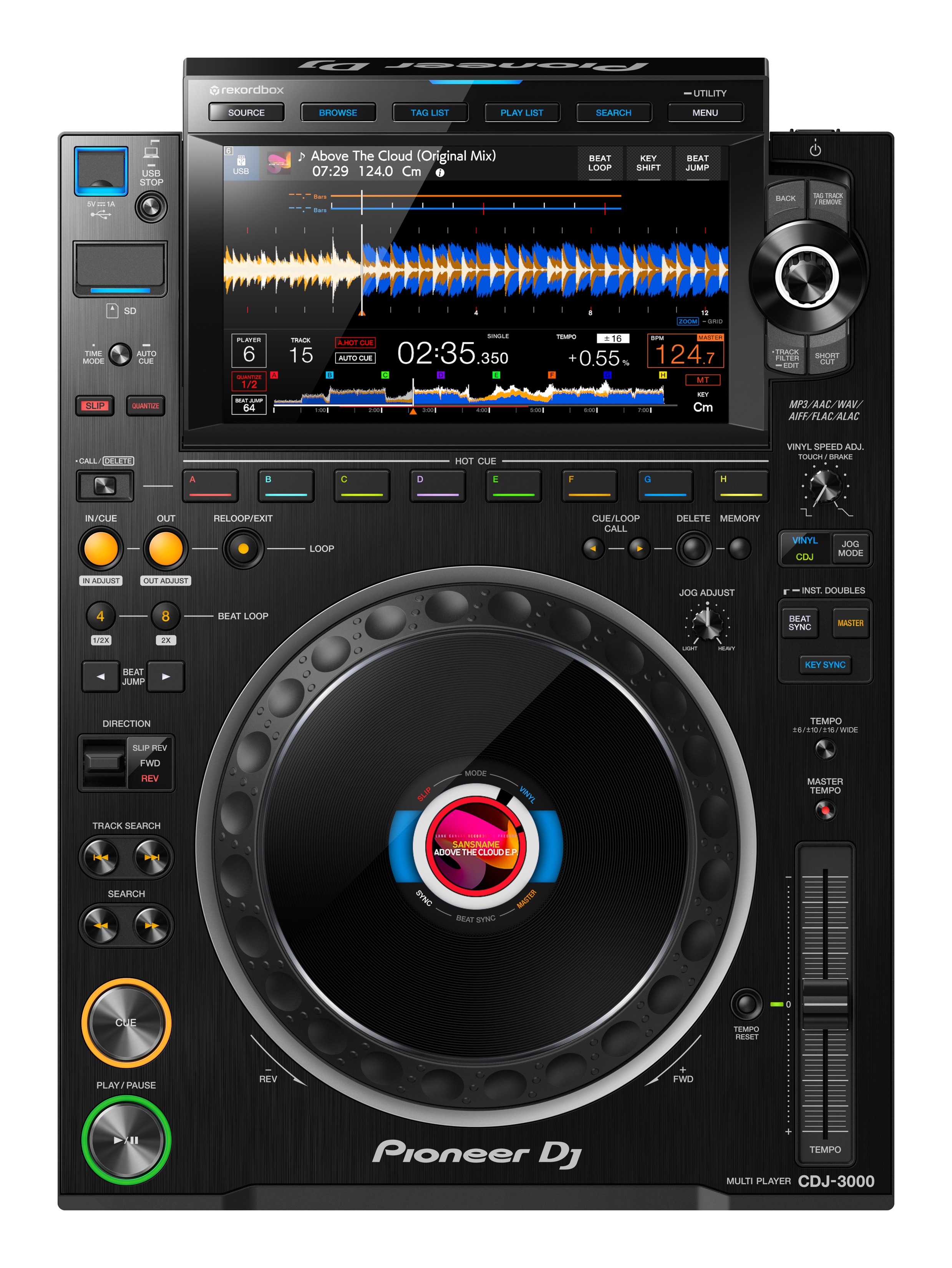 Pioneer DJ CDJ-3000 - Professional Multi Player @ The DJ Hookup