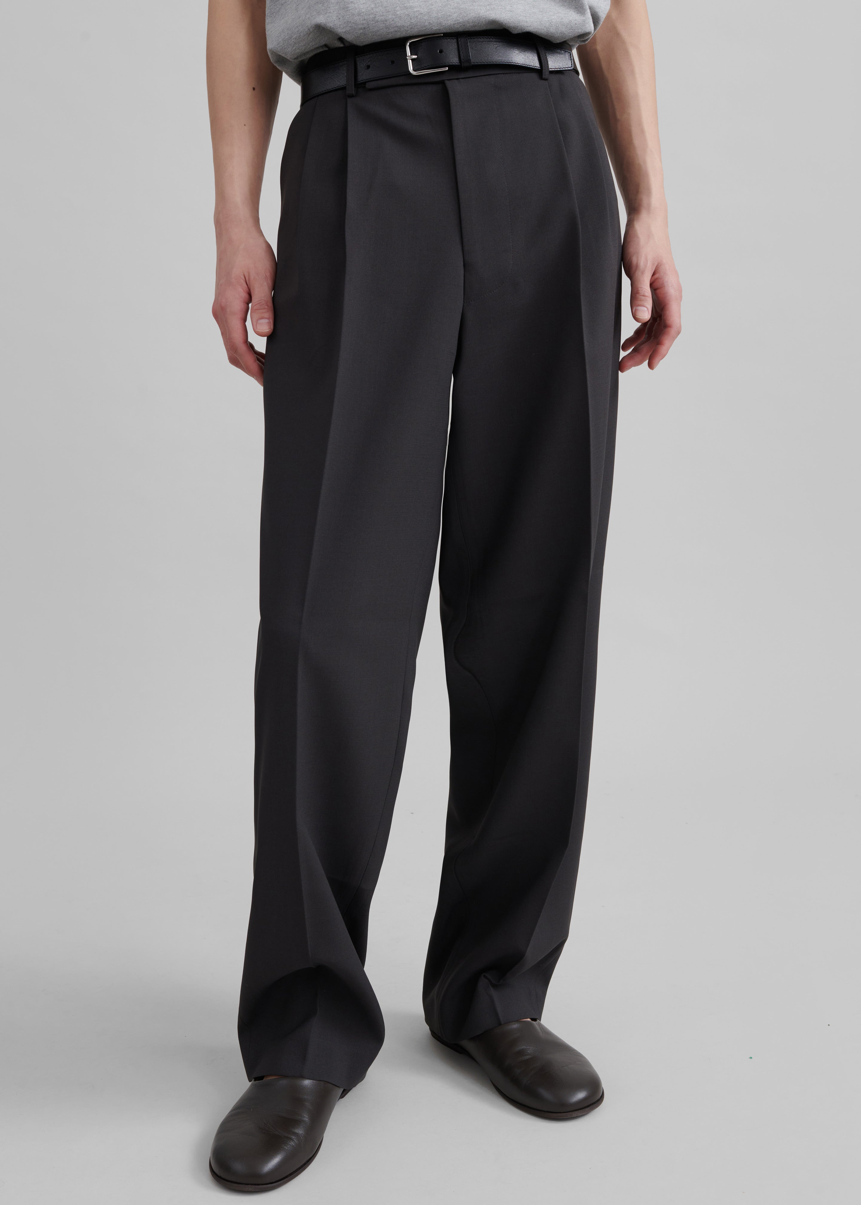 Beo Suit Pants - Grey Melange – The Frankie Shop